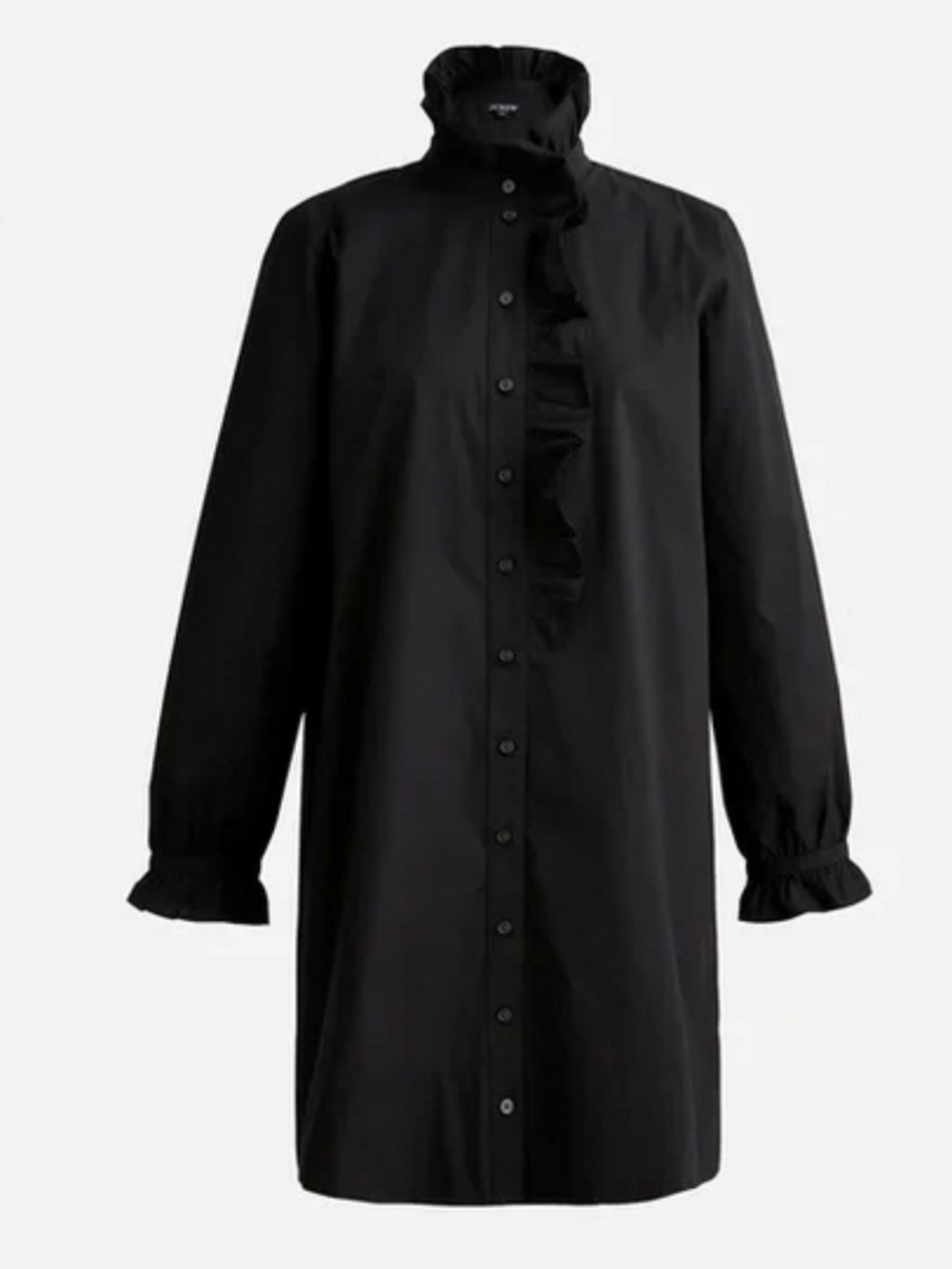 J Crew Black Cottage Shirt dress- worn about 3x